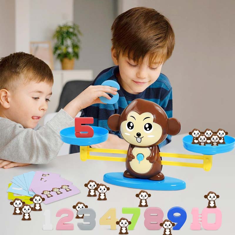 ScaleSafari – Cartoon Animal Balance Toy Set