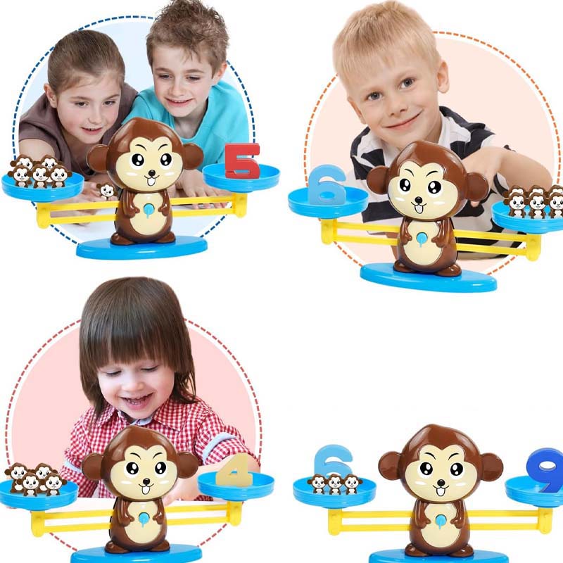 ScaleSafari – Cartoon Animal Balance Toy Set