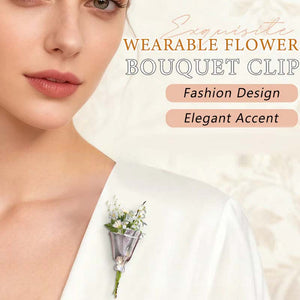 LuxeBloom – Elegant Flower Brooch Pin for Women