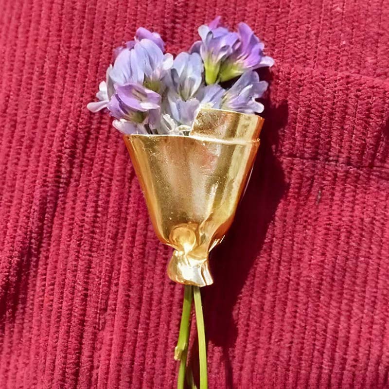 LuxeBloom – Elegant Flower Brooch Pin for Women
