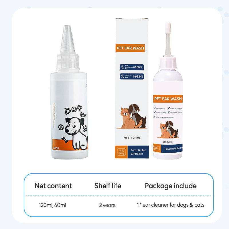 PetFresh – Aloe-Infused Ear Cleaner for Dogs & Cats