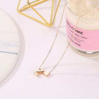 Cherish - Golden Heart Initial Necklace