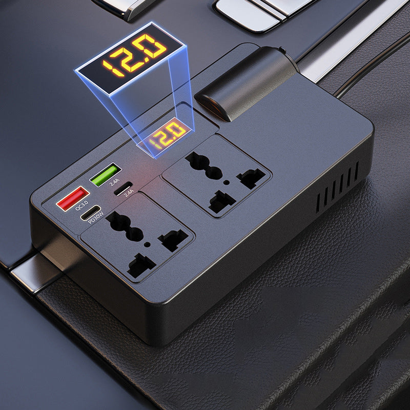 VoltMaster – Digital Display Car Power Inverter