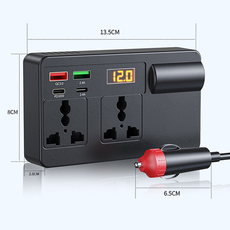 VoltMaster – Digital Display Car Power Inverter