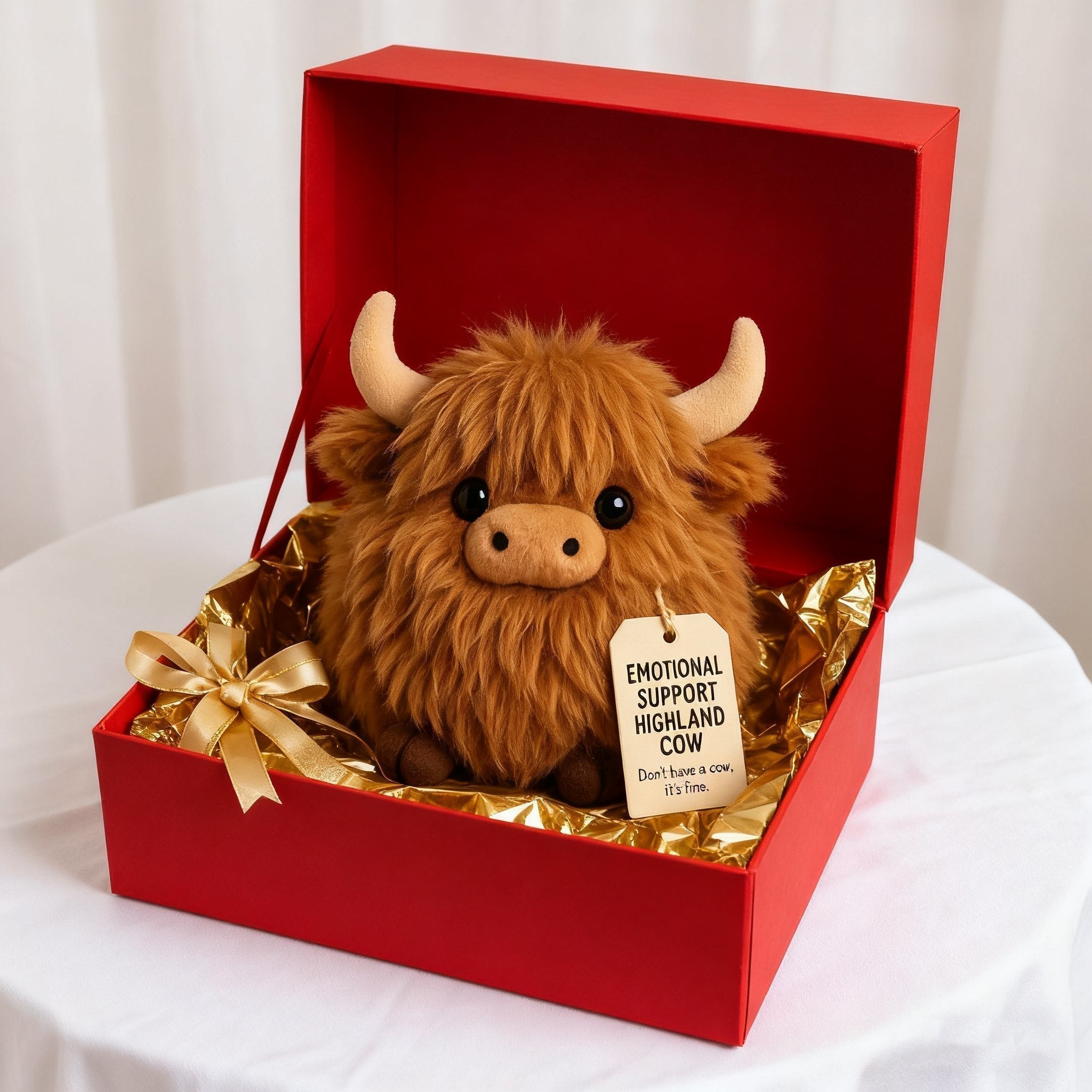 HuggyHorn - Emotional Support Highland Cow