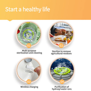 FreshWave – Efficient Portable Fruit & Vegetable Washer