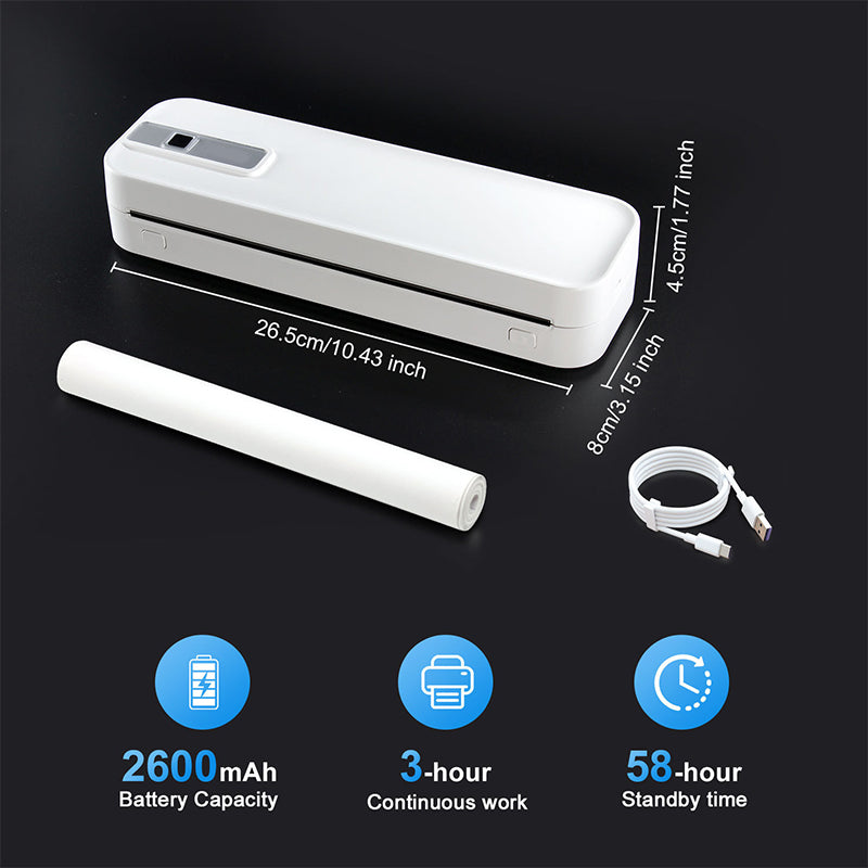 InkFree Pro – Portable Bluetooth Thermal Printer