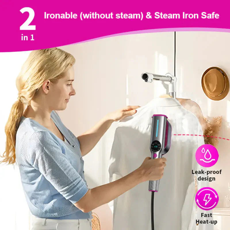 IronFlow – Rapid Heat 2-in-1 Clothes Steamer