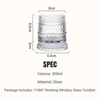 WhiskeyFlow – Crystal Spinning Bourbon Tasting Glass