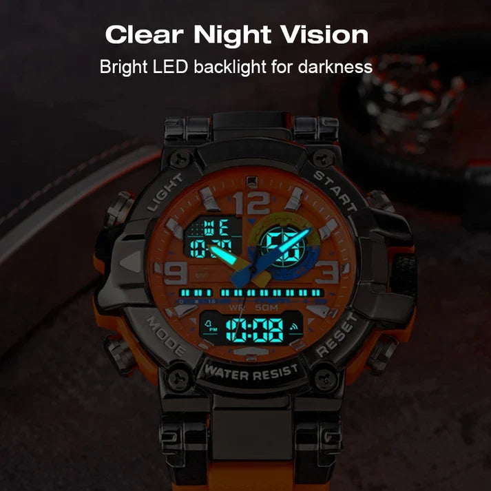 AquaTime – Waterproof LED Digital Watch