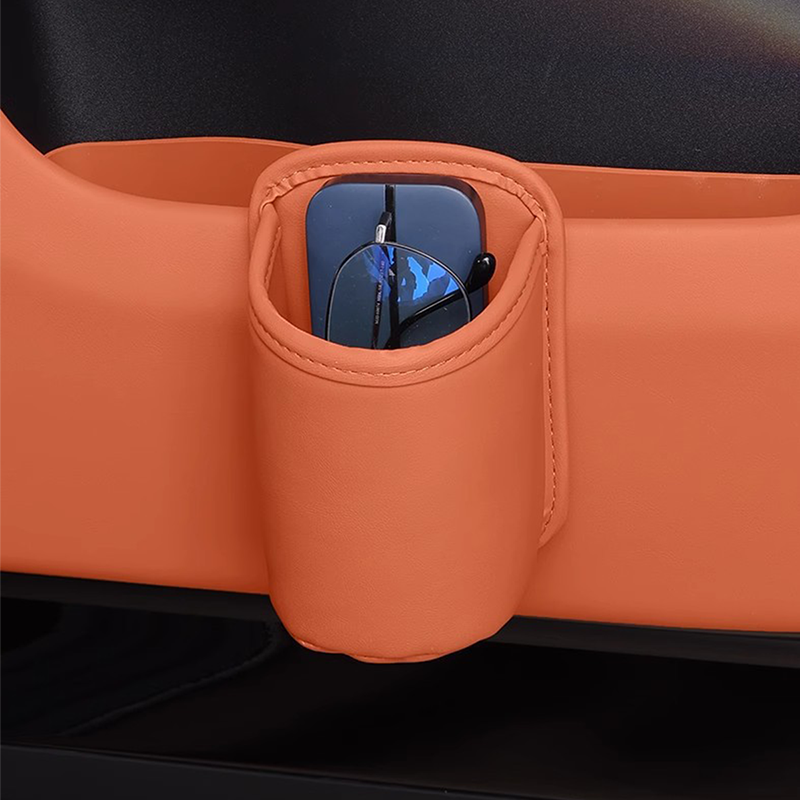 CabinCaddy – Compact PU Leather Car Storage Organizer