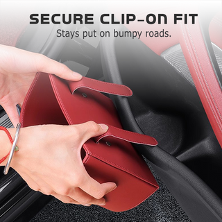 CabinCaddy – Compact PU Leather Car Storage Organizer