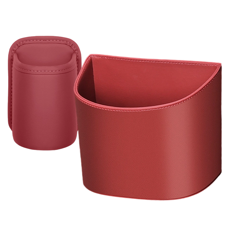 CabinCaddy – Compact PU Leather Car Storage Organizer
