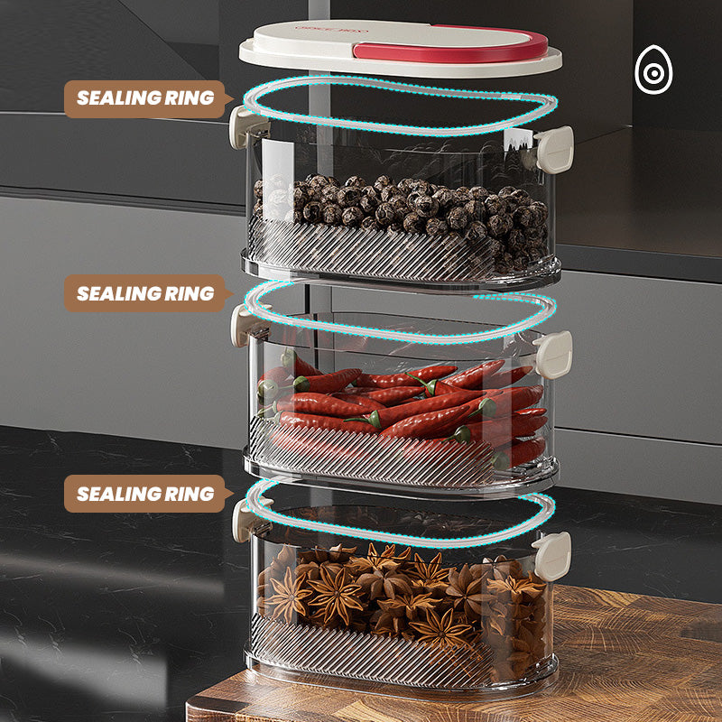 SpiceStack – Multi-Layer Sealed Spice Organizer