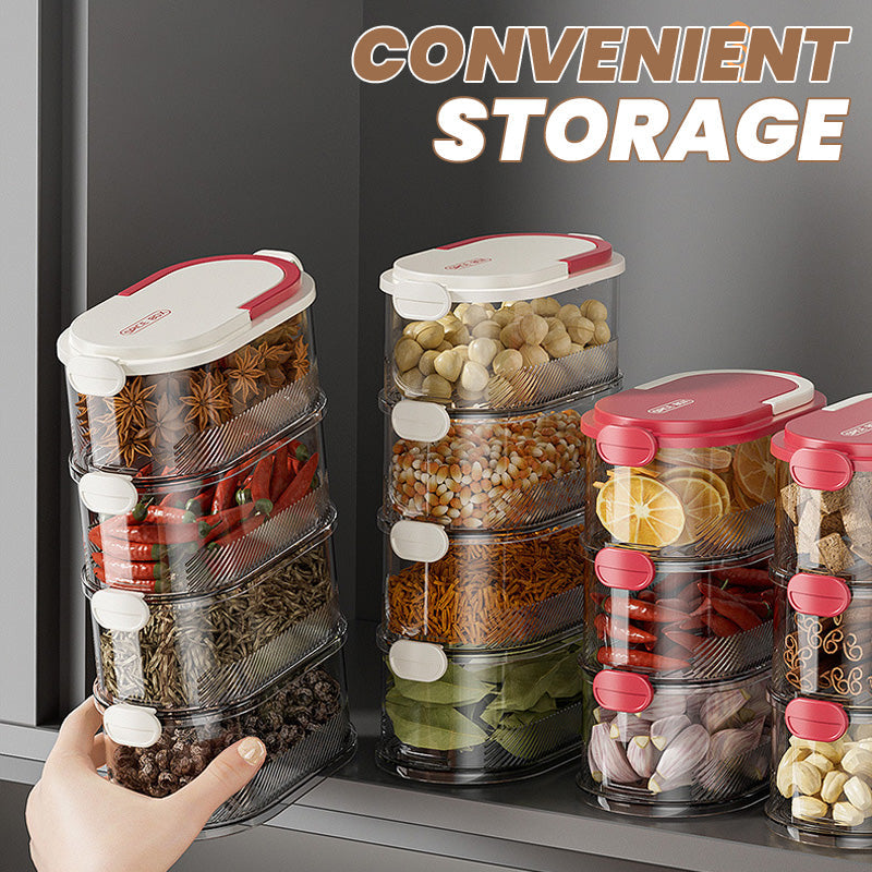 SpiceStack – Multi-Layer Sealed Spice Organizer