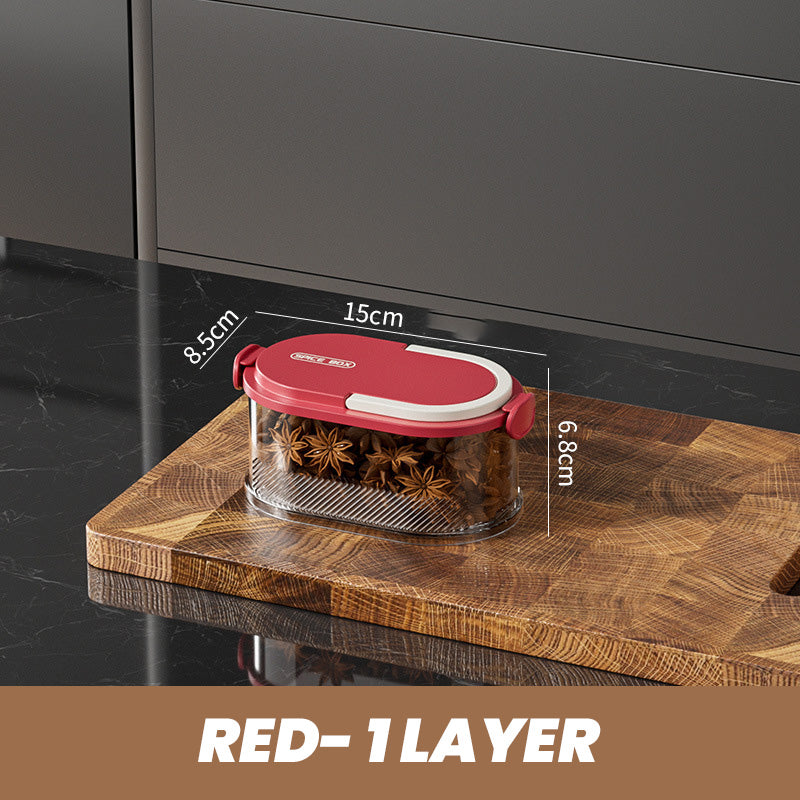 SpiceStack – Multi-Layer Sealed Spice Organizer