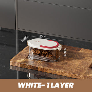 SpiceStack – Multi-Layer Sealed Spice Organizer