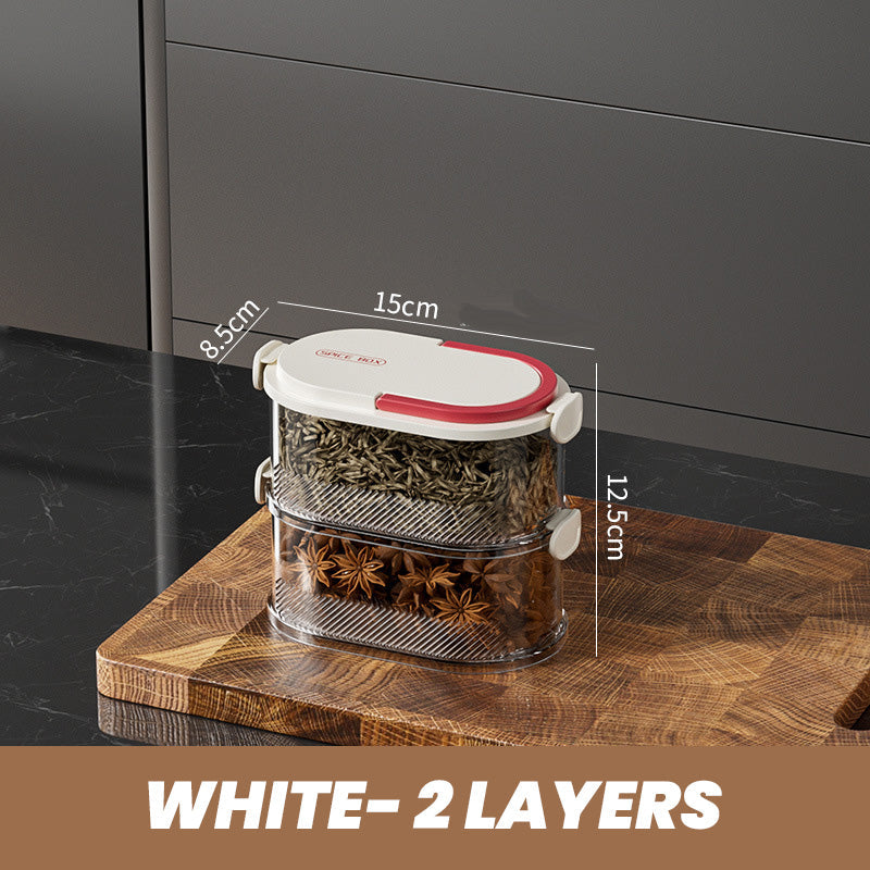 SpiceStack – Multi-Layer Sealed Spice Organizer