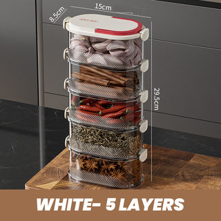 SpiceStack – Multi-Layer Sealed Spice Organizer