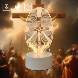 DivineGlow – Jesus 3D Night Lamp & Religious Gift
