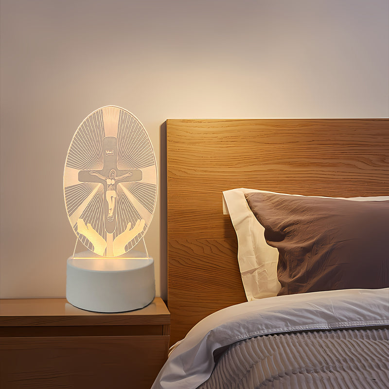 DivineGlow – Jesus 3D Night Lamp & Religious Gift