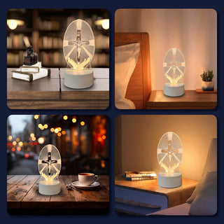 DivineGlow – Jesus 3D Night Lamp & Religious Gift