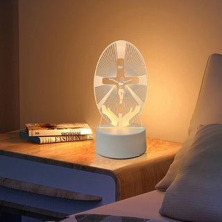 DivineGlow – Jesus 3D Night Lamp & Religious Gift