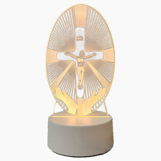 DivineGlow – Jesus 3D Night Lamp & Religious Gift