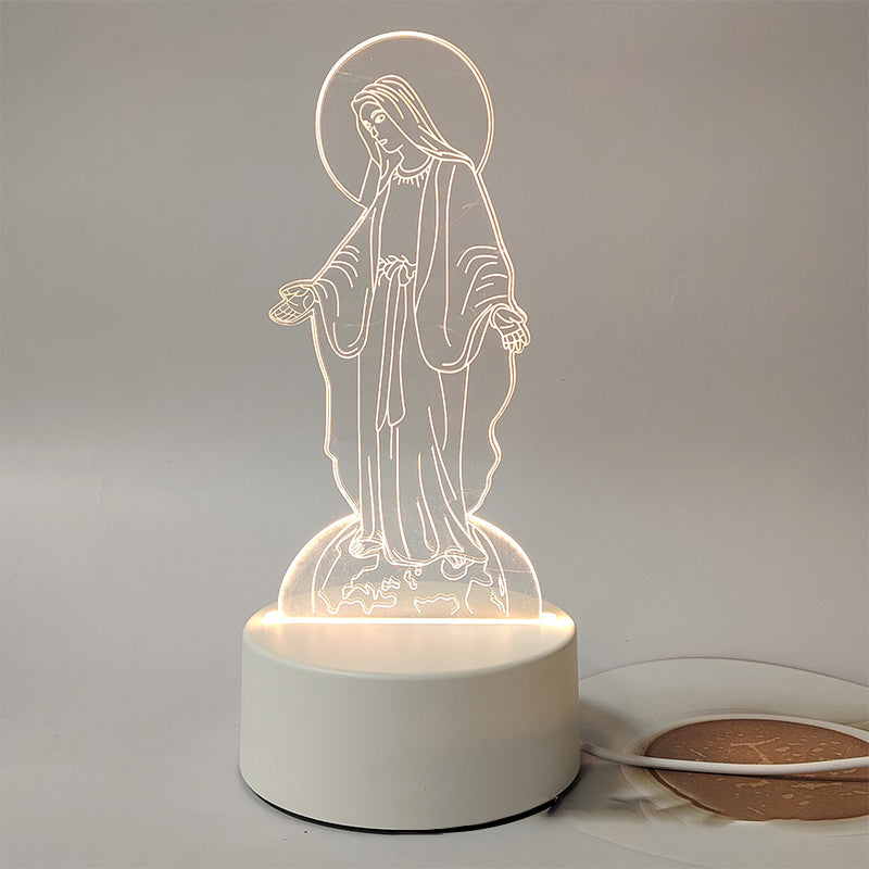 DivineGlow – Jesus 3D Night Lamp & Religious Gift