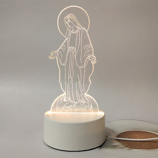 DivineGlow – Jesus 3D Night Lamp & Religious Gift