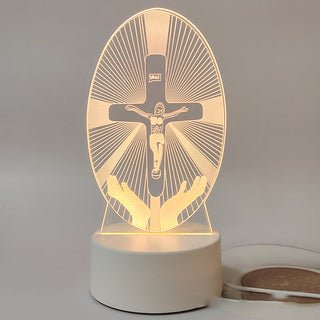 DivineGlow – Jesus 3D Night Lamp & Religious Gift