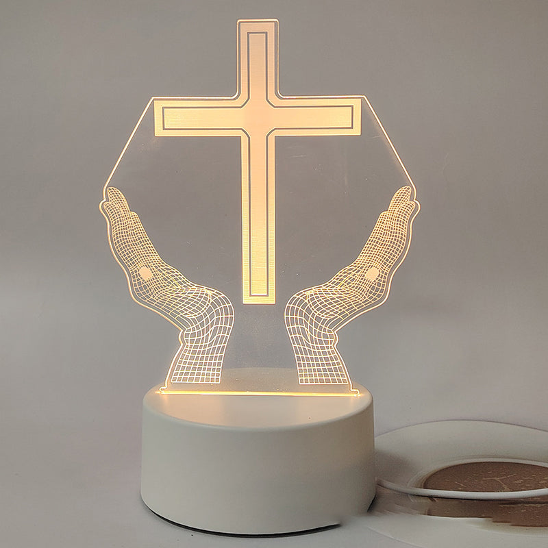 DivineGlow – Jesus 3D Night Lamp & Religious Gift