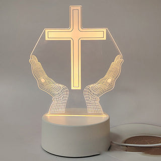 DivineGlow – Jesus 3D Night Lamp & Religious Gift