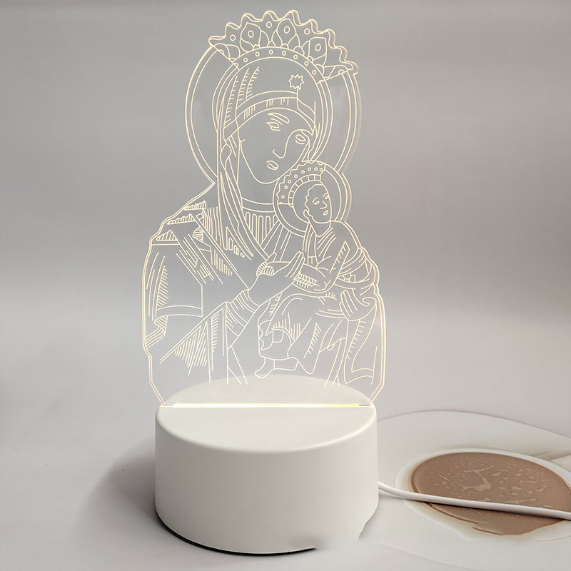 DivineGlow – Jesus 3D Night Lamp & Religious Gift