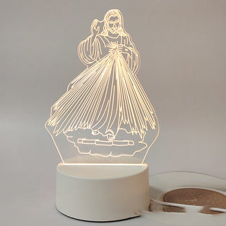 DivineGlow – Jesus 3D Night Lamp & Religious Gift