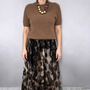 UrbanProwl – Trendy Leopard Print Sweater & Skirt Set