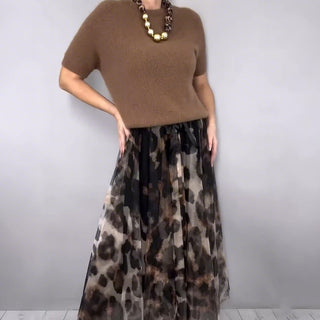 UrbanProwl – Trendy Leopard Print Sweater & Skirt Set