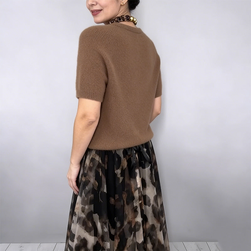 UrbanProwl – Trendy Leopard Print Sweater & Skirt Set