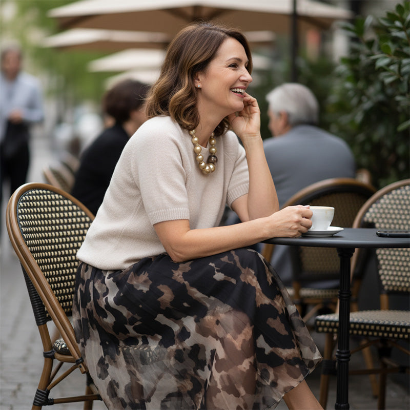 UrbanProwl – Trendy Leopard Print Sweater & Skirt Set