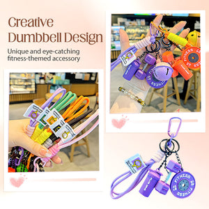 FitCharm – Creative Fitness-Themed Keychain