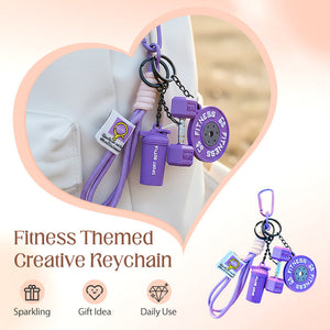 FitCharm – Creative Fitness-Themed Keychain