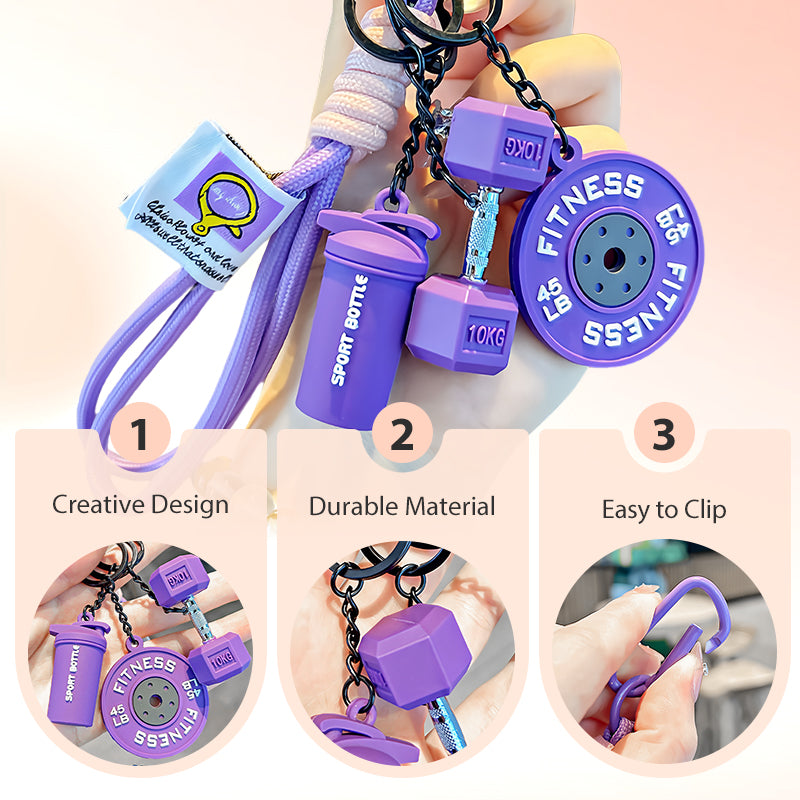 FitCharm – Creative Fitness-Themed Keychain
