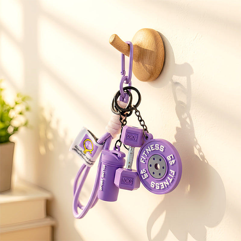 FitCharm – Creative Fitness-Themed Keychain