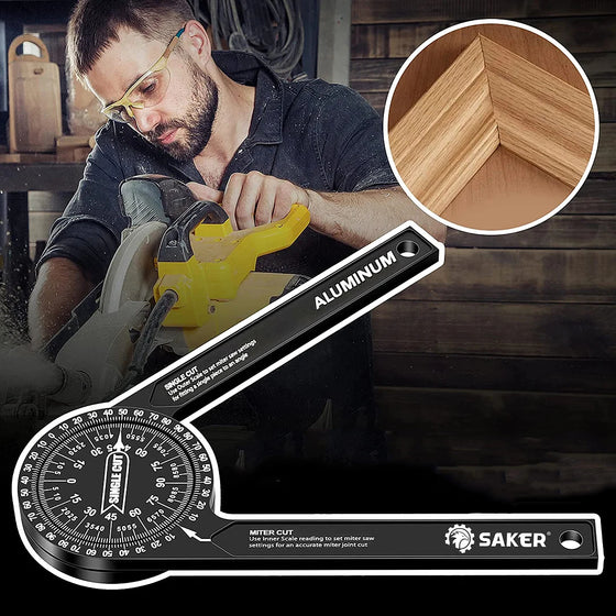 MiterGuide – Foldable Angle Finder for Carpentry & DIY