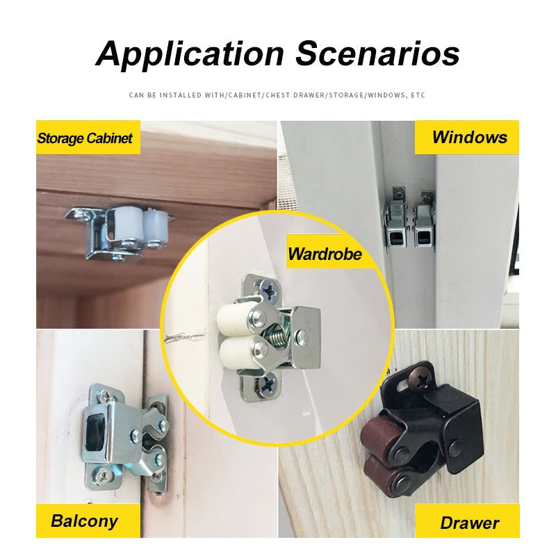 SnapGuard – Classic Stainless Steel Cabinet Door Snaps