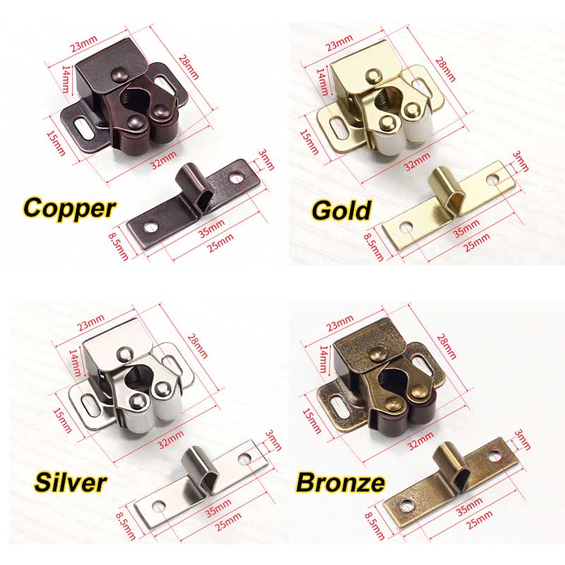 SnapGuard – Classic Stainless Steel Cabinet Door Snaps