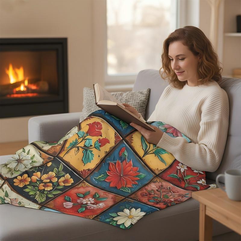 PetalSoft – Floral Flannel Blanket