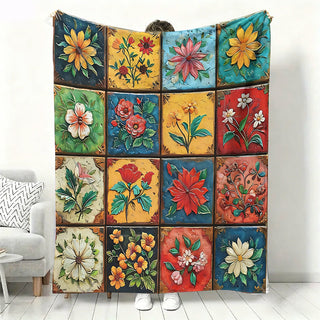PetalSoft – Floral Flannel Blanket