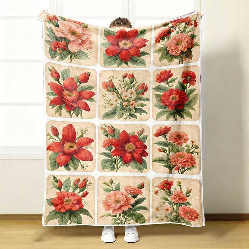PetalSoft – Floral Flannel Blanket