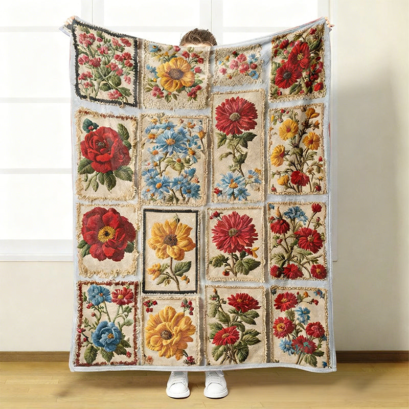 PetalSoft – Floral Flannel Blanket